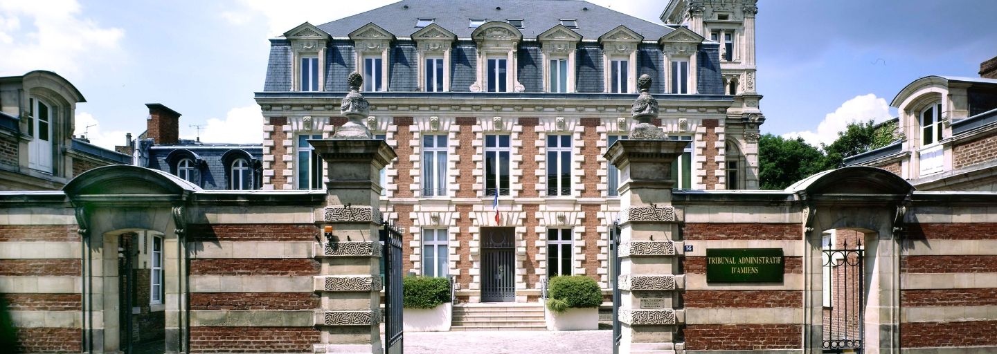 Façade du tribunal administratif d'Amiens