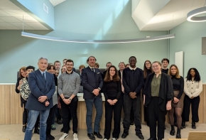 Photo de groupe accueil stagiaires